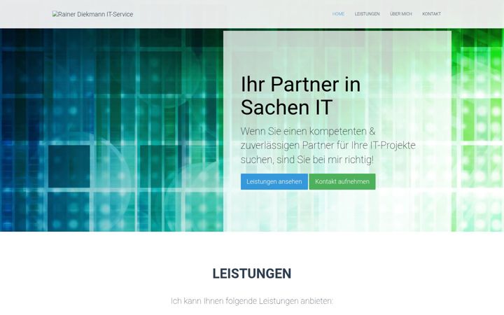 Screenshot of diekmann-it.org