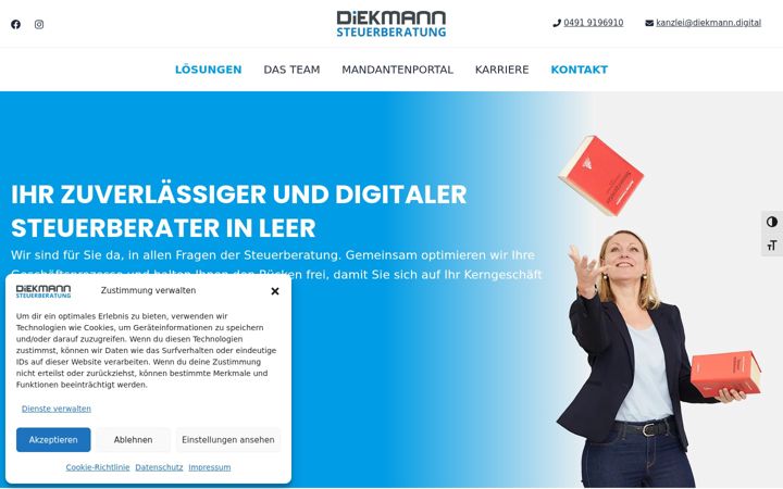 Screenshot of diekmann.digital