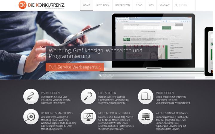 Screenshot of diekonkurrenz.de