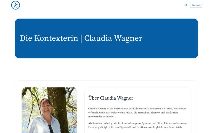 Screenshot of diekontexterin.org
