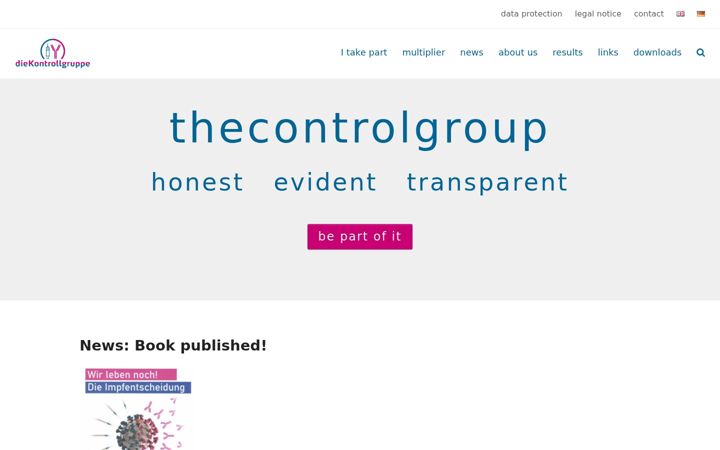 Screenshot of diekontrollgruppe.de