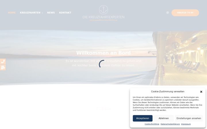 Capture d'écran de diekreuzfahrtexperten.de