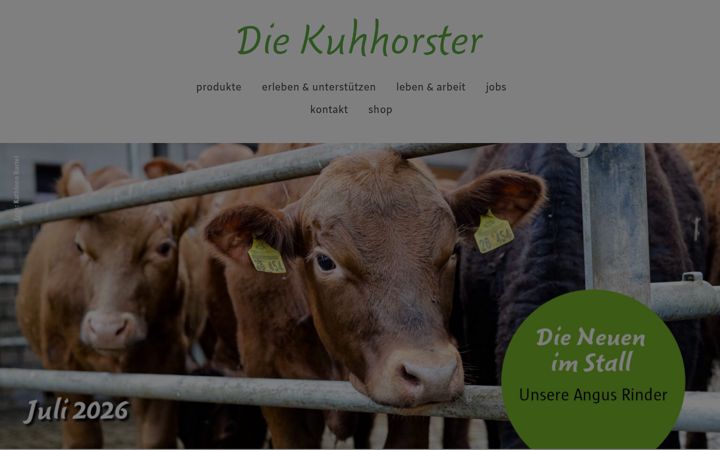 Screenshot of diekuhhorster.de