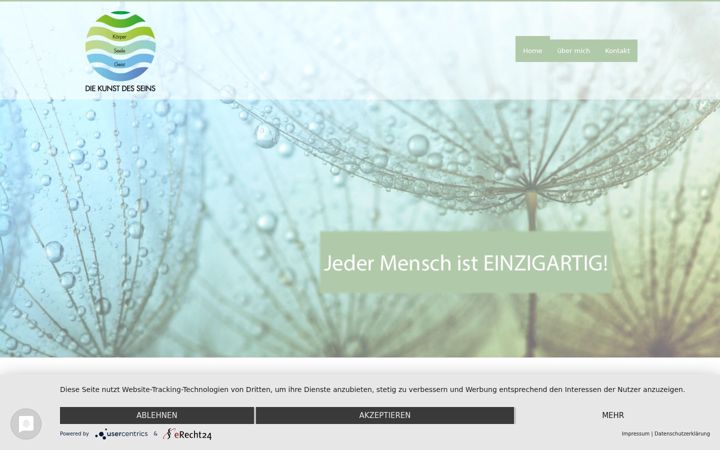 Screenshot of diekunstdesseins.de