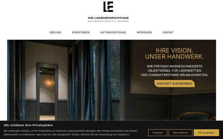 Screenshot of dieladeneinrichtung.de