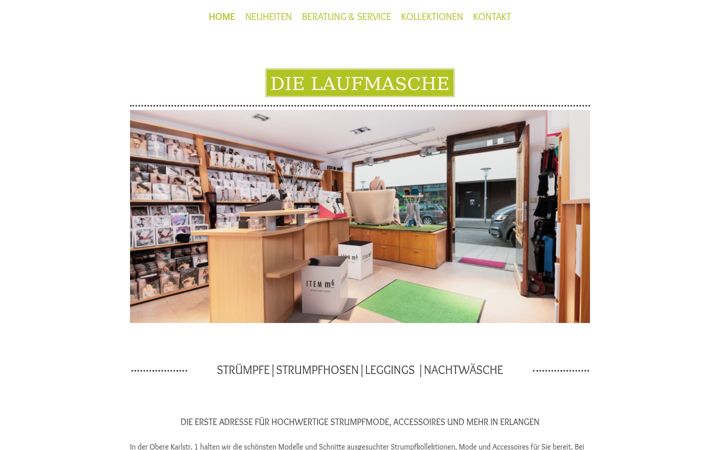 Screenshot of dielaufmasche.eu
