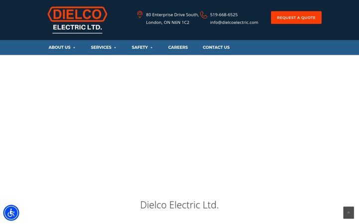 Screenshot of dielcoelectric.com