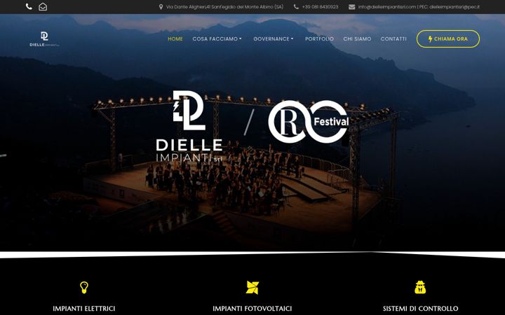 Screenshot of dielleimpiantisrl.com