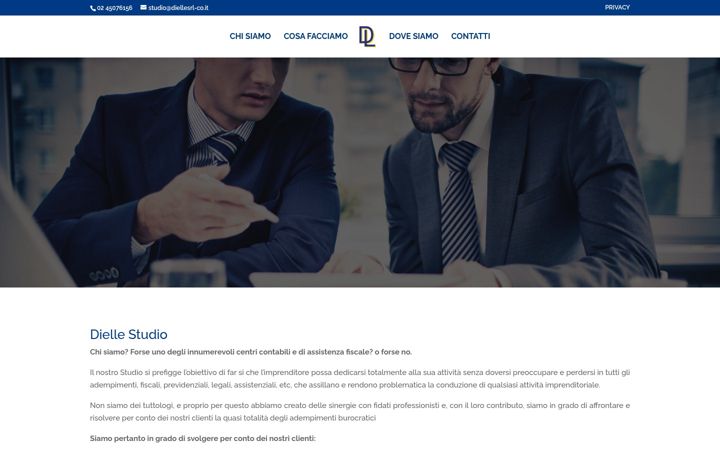 Captura de pantalla de diellesrl-co.it