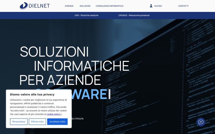 Screenshot of dielnet.it