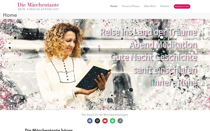 Skärmbild av diemaerchentante.de