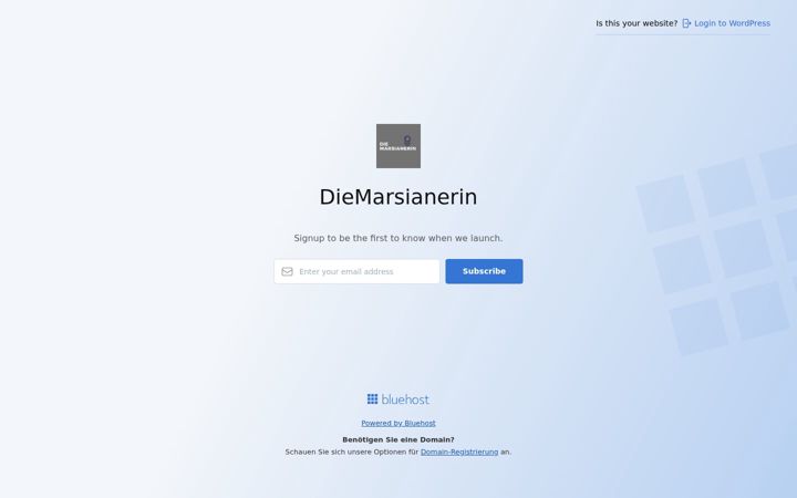 Screenshot of diemarsianerin.com