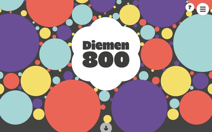 Screenshot of diemen800.nl