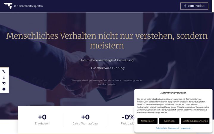 Screenshot ta' diementalitaetsexperten.de