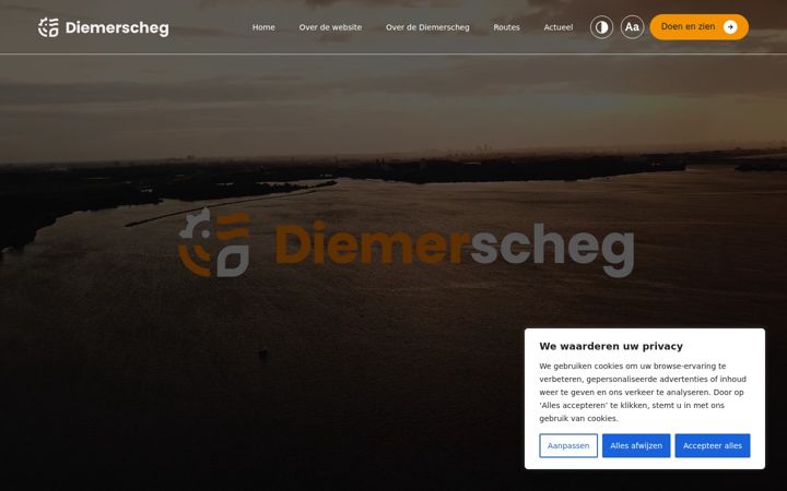 Screenshot of diemerscheg.nl
