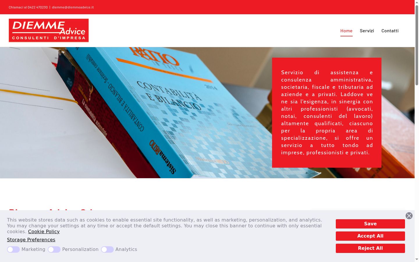 Screenshot tal-banner tal-kunsens muri qabel kwalunkwe interazzjoni