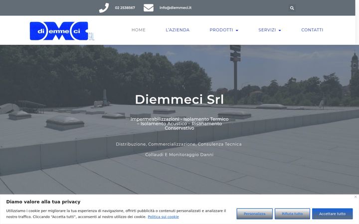 Screenshot of diemmeci.it