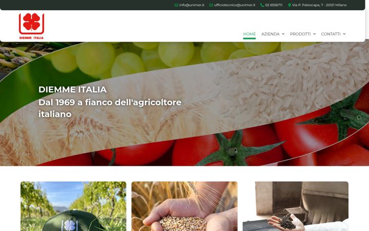 Screenshot of diemmefertilizzanti.it