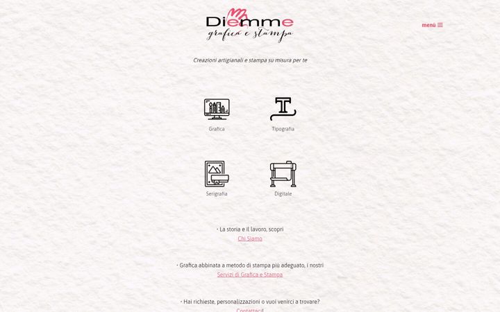 Captura de pantalla de diemmegraficaestampa.it