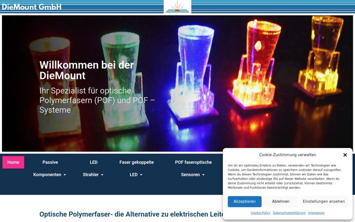 Screenshot of diemount.de