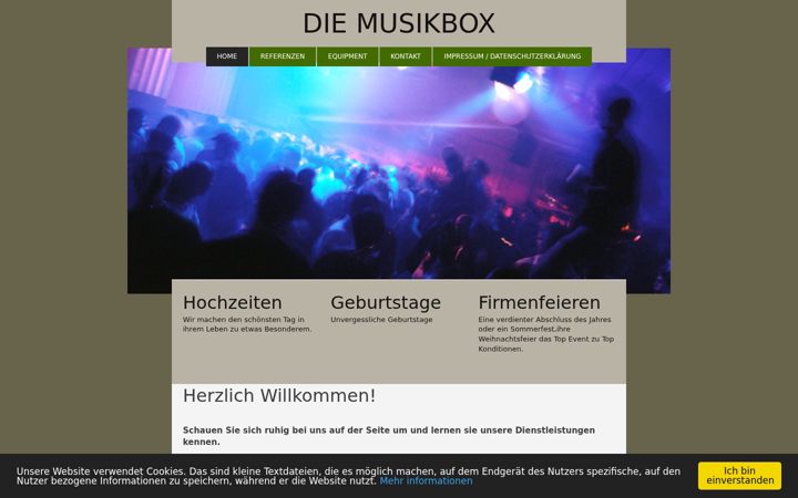 Screenshot ta' diemusikbox.de