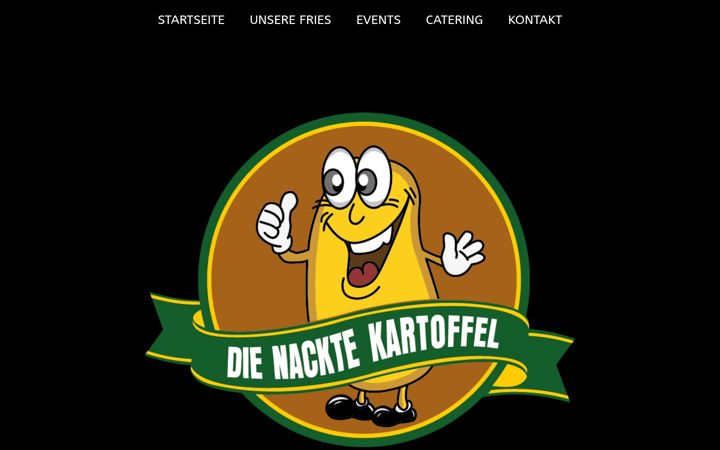 Screenshot of dienacktekartoffel.de