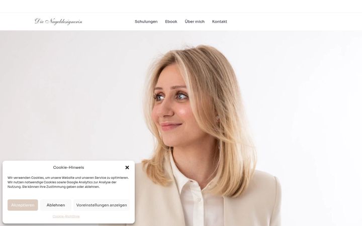 Screenshot of dienageldesignerin.eu