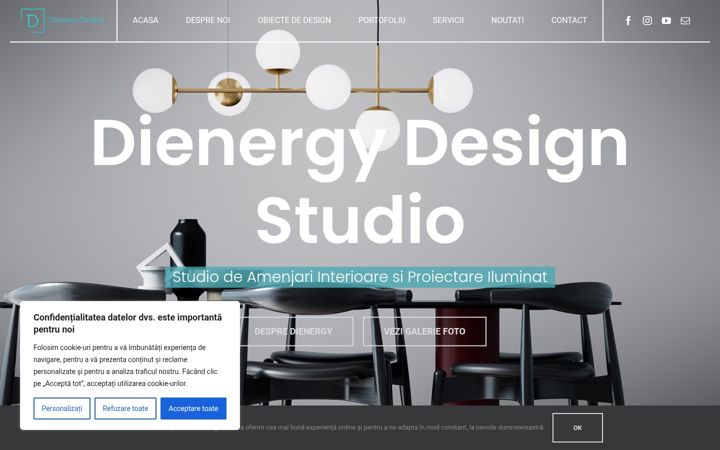 Screenshot of dienergydesign.ro
