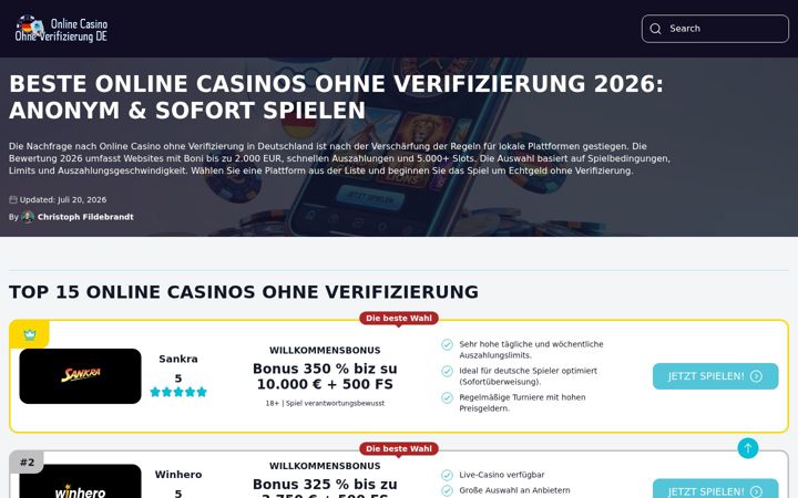 Skjermbilde av dieneuendemokraten.de