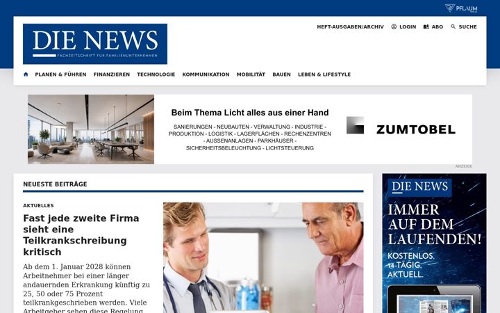 Screenshot di dienews.net