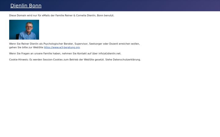 Screenshot di dienlin.net