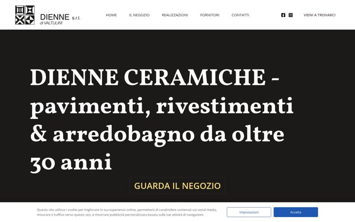 Screenshot von dienneceramiche.it
