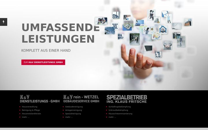 Screenshot of dienstleistung-thueringen.de