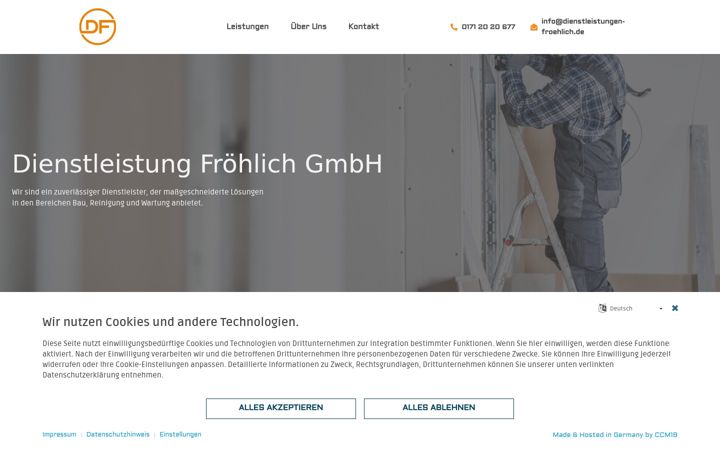Skärmbild av dienstleistungen-froehlich.de