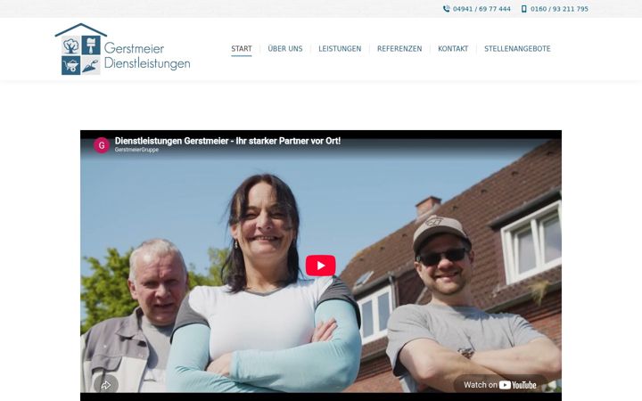 Skärmbild av dienstleistungen-gerstmeier.de