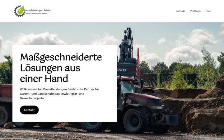 Screenshot of dienstleistungen-seidel.de