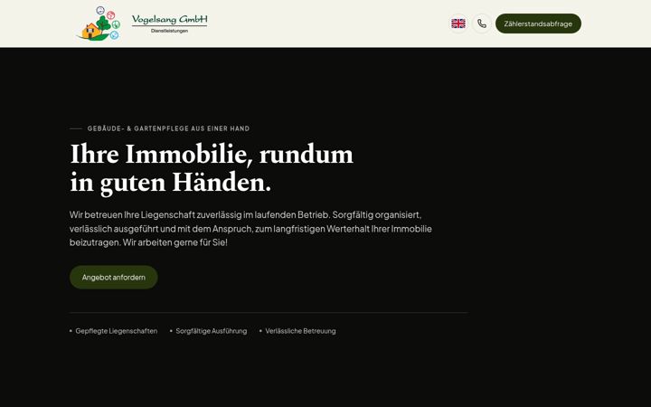 Screenshot of dienstleistungen-vogelsang.de