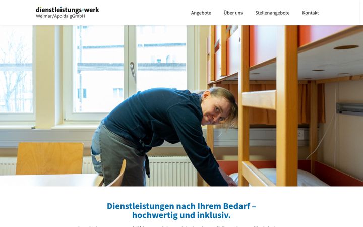 Screenshot of dienstleistungs-werk.de
