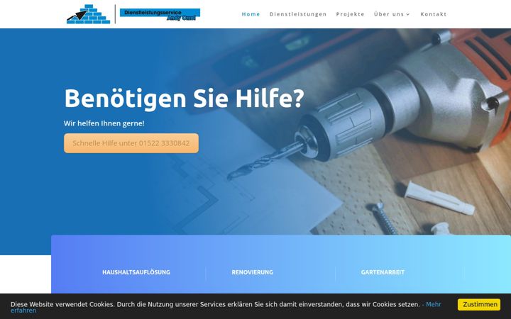Skärmbild av dienstleistungsservice-andy-orzol.de