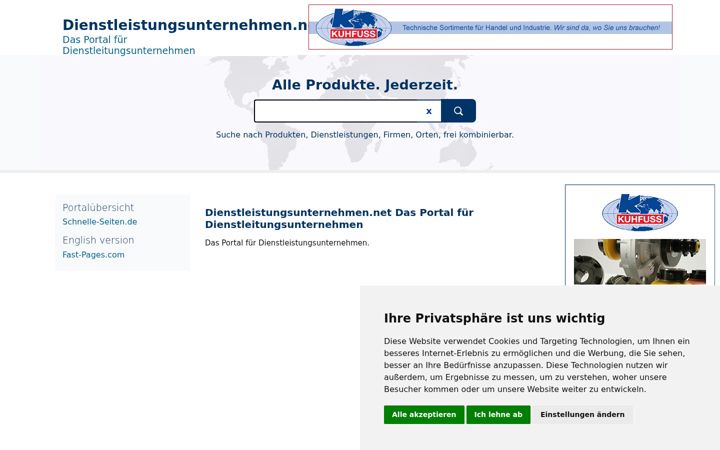 Screenshot di dienstleistungsunternehmen.net