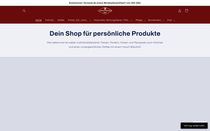 Screenshot of dienstlich-geliefert.de