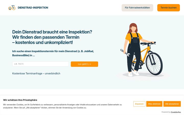 Screenshot of dienstrad-inspektion.de