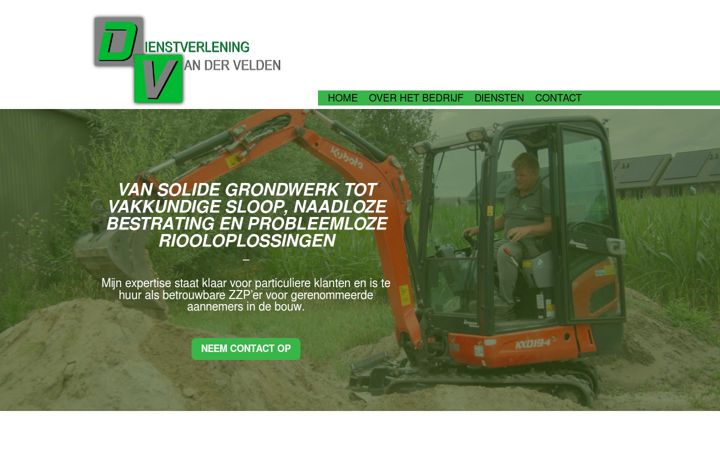 Screenshot of dienstverleningvdvelden.nl