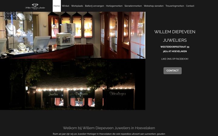 Screenshot of diepeveen-juweliers.nl