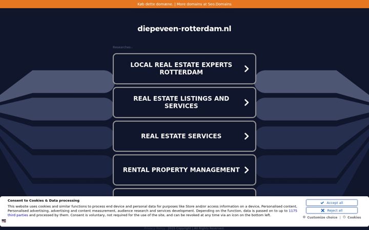 Screenshot of diepeveen-rotterdam.nl