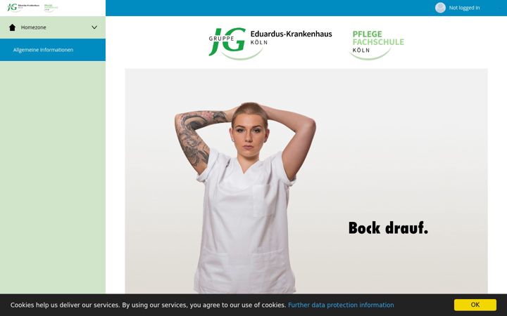 Screenshot of diepflegefachschulekoeln.de