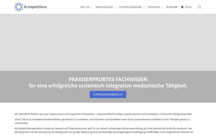 Screenshot von dieplattform.info
