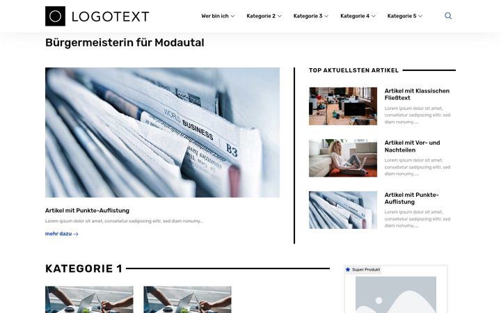 Screenshot of diepolitikerin.de