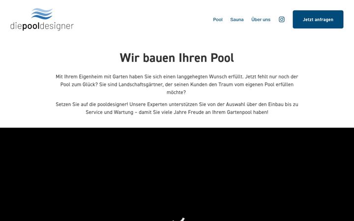 Screenshot of diepooldesigner.de