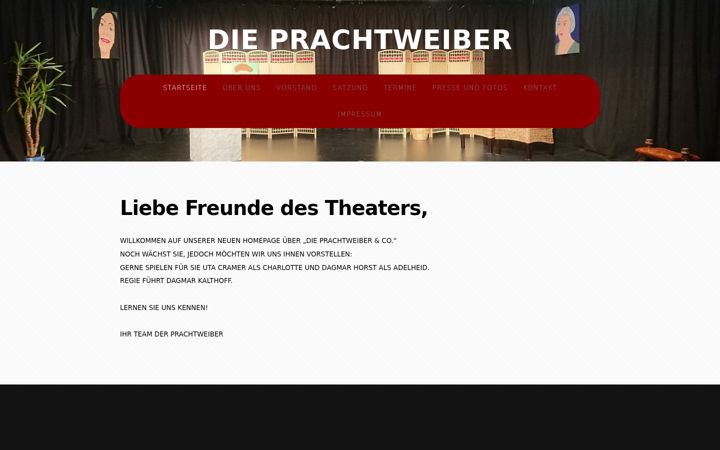 Screenshot of dieprachtweiber.de